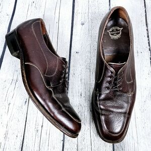 FLORSHEIM | leather lace-up mock toe oxford derby dress shoes